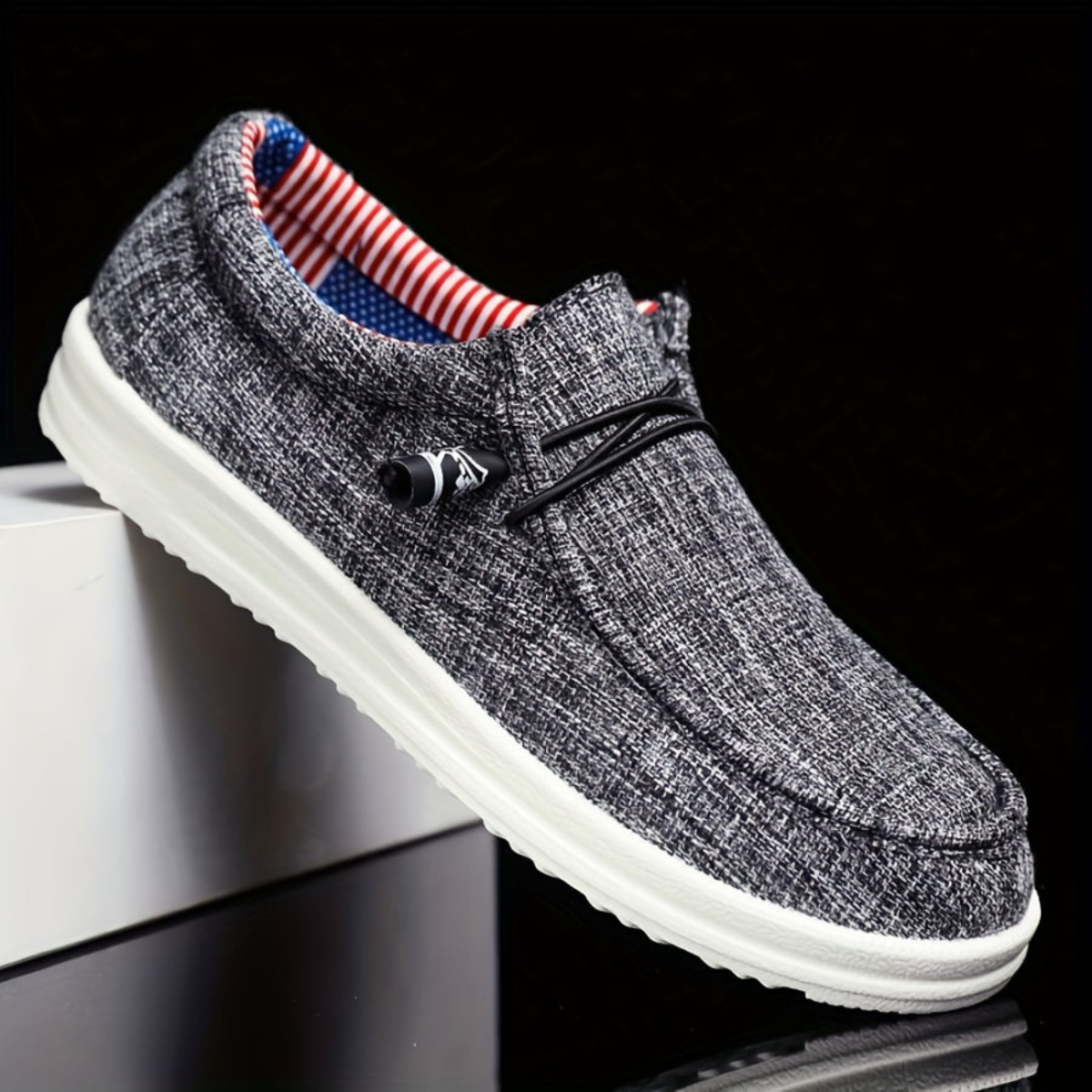 Men's Cotton Loafers | Casual Slip-On Summer Shoes