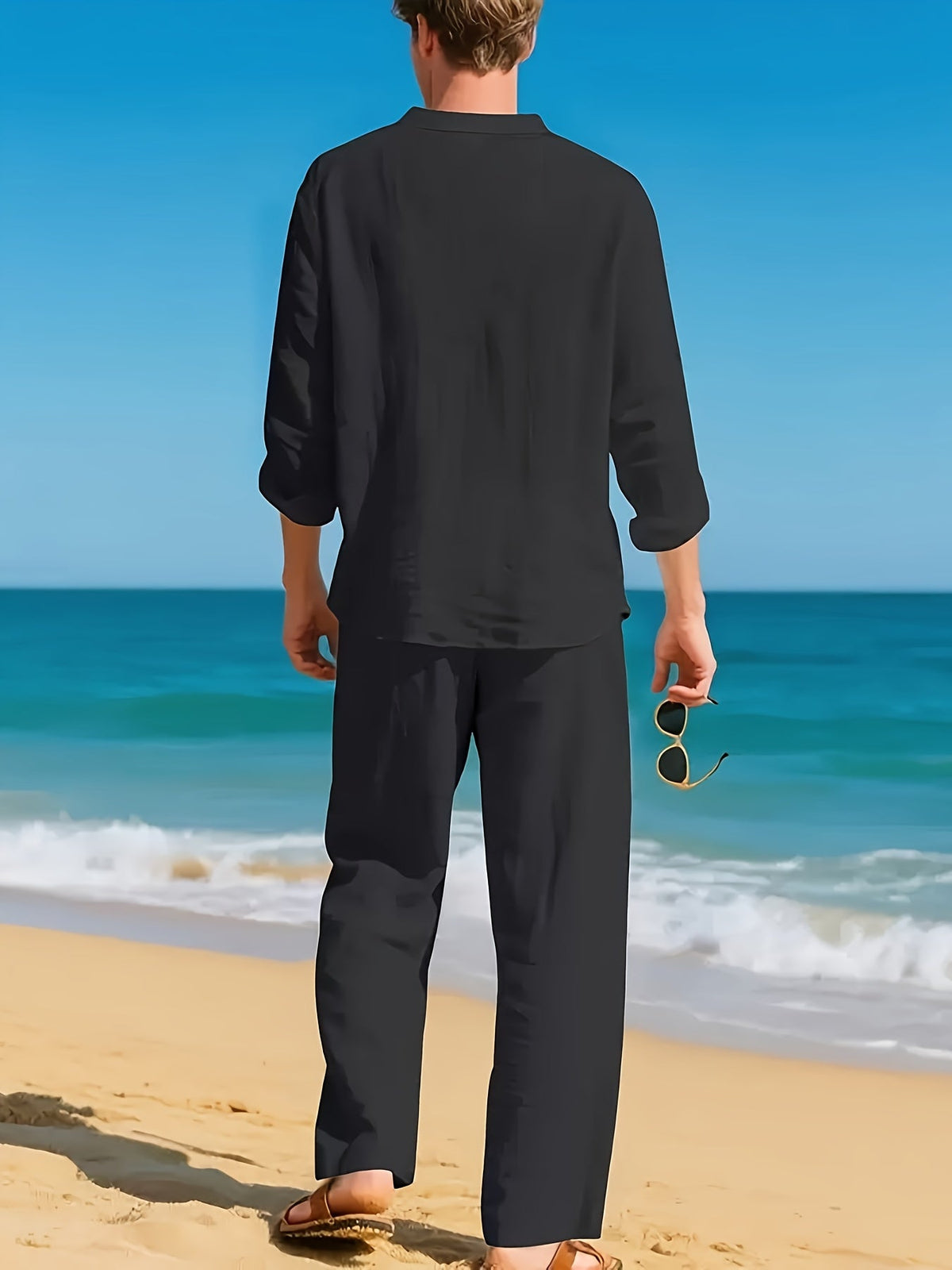 Men's Linen Summer Set | Relaxed Breathable