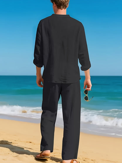 Men's Linen Summer Set | Relaxed Breathable