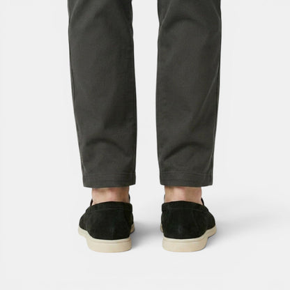 Men's Suede Loafers Comfortable Luxury Shoes for Summer