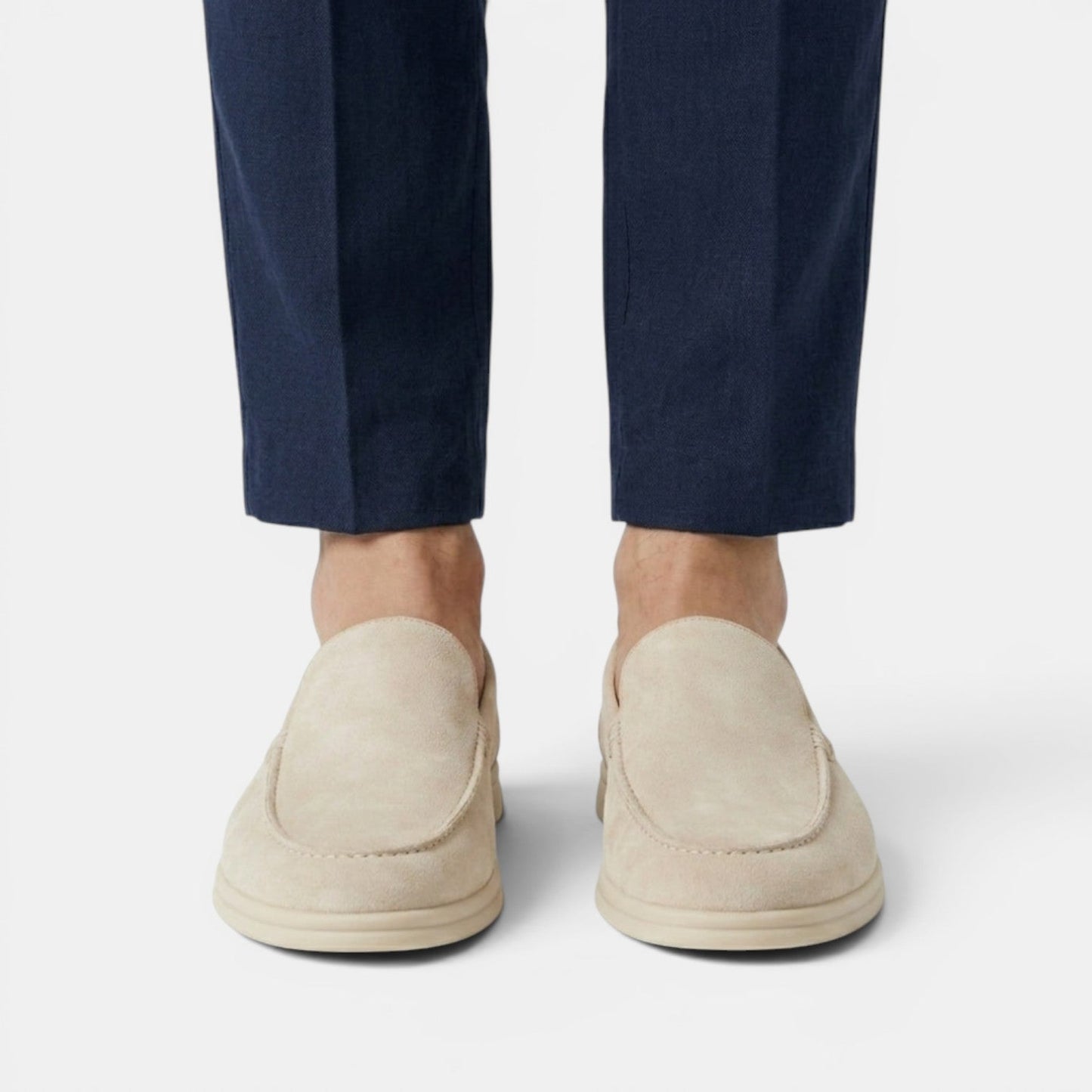 Men's Suede Loafers Comfortable Luxury Shoes for Summer