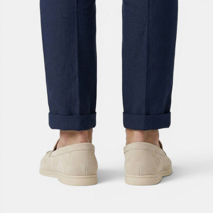 Men's Suede Loafers Comfortable Luxury Shoes for Summer