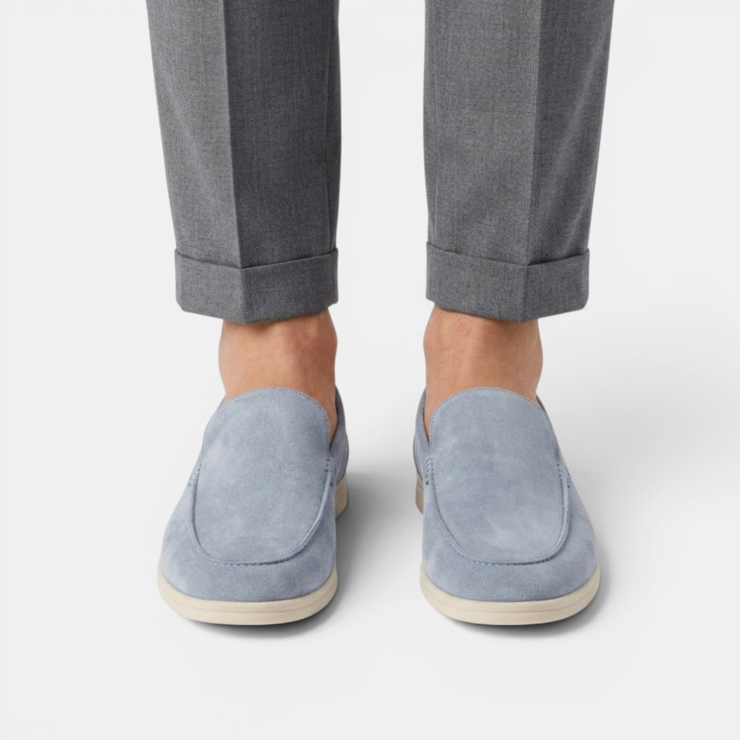 Men's Suede Loafers Comfortable Luxury Shoes for Summer