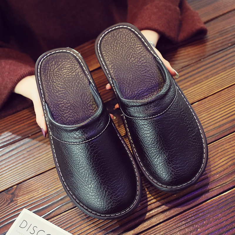 Men's Leather Slippers | Stylish Indoor Outdoor Comfort