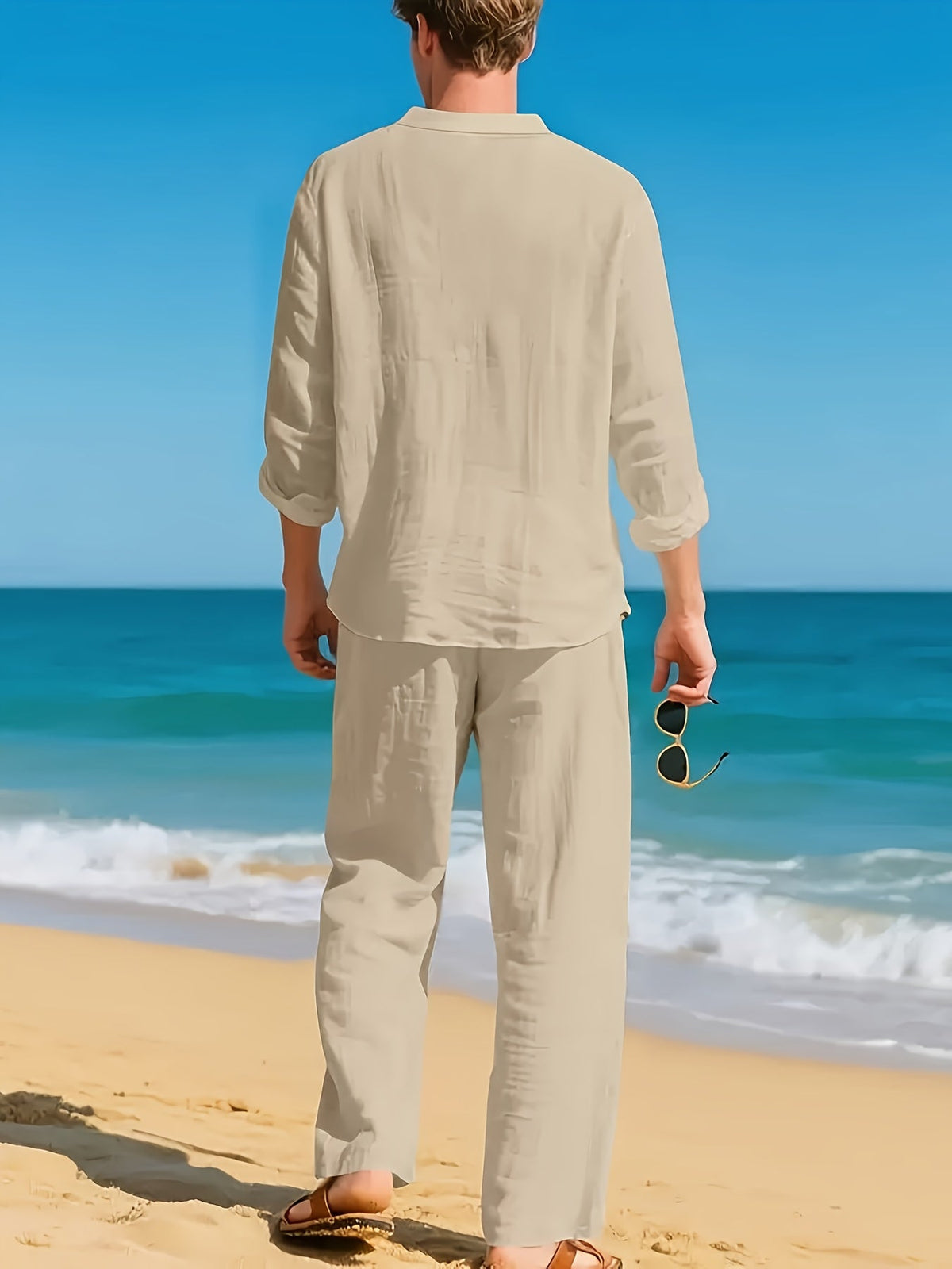 Men's Linen Summer Set | Relaxed Breathable