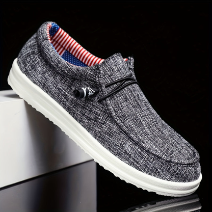 Men's Cotton Loafers | Casual Slip-On Summer Shoes