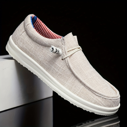 Men's Cotton Loafers | Casual Slip-On Summer Shoes