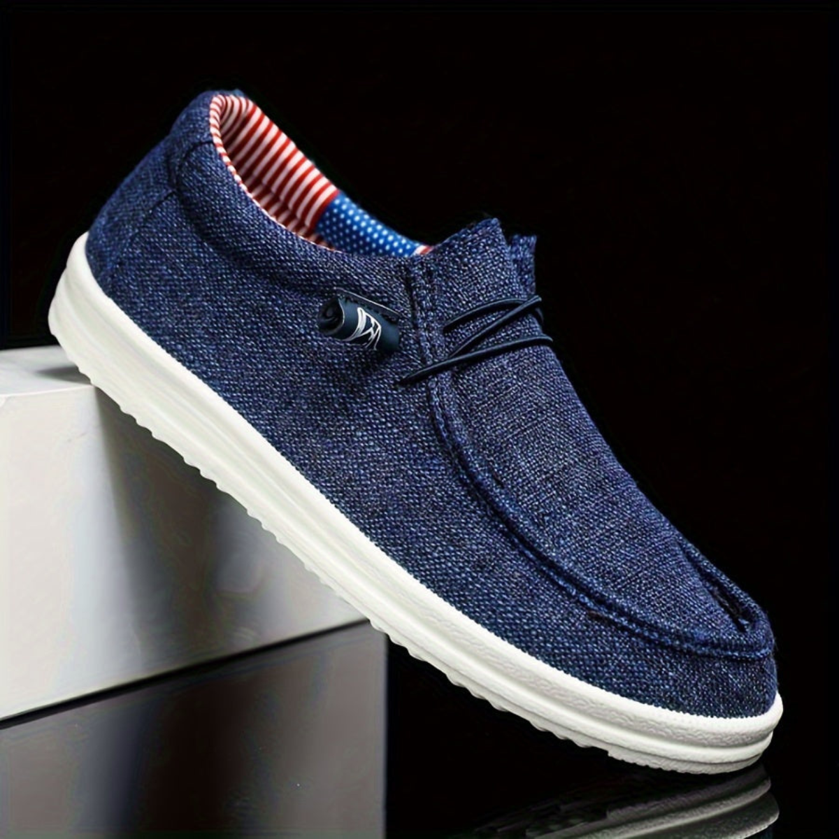 Men's Cotton Loafers | Casual Slip-On Summer Shoes