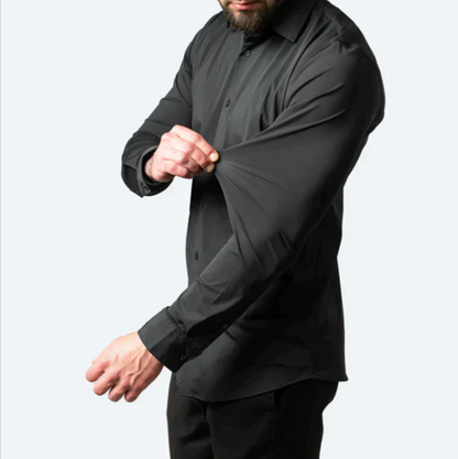 Men's Stretch Shirt Slim Fit Wrinkle Resistant