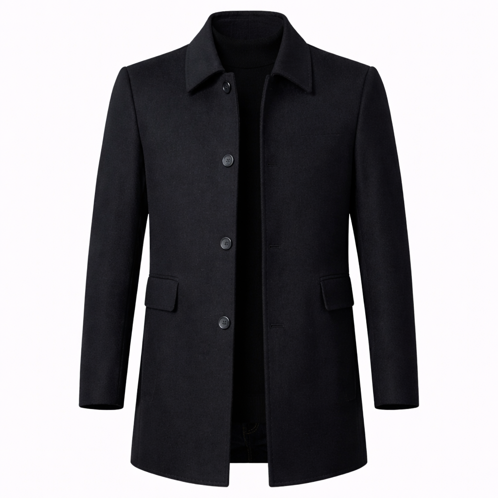 Men's Wool Coat Tailored Fit