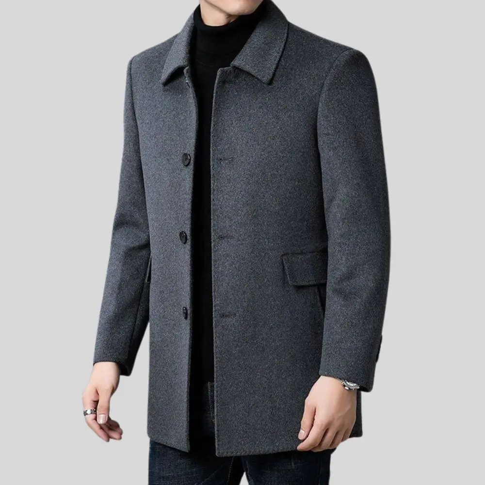 Men's Wool Coat Tailored Fit