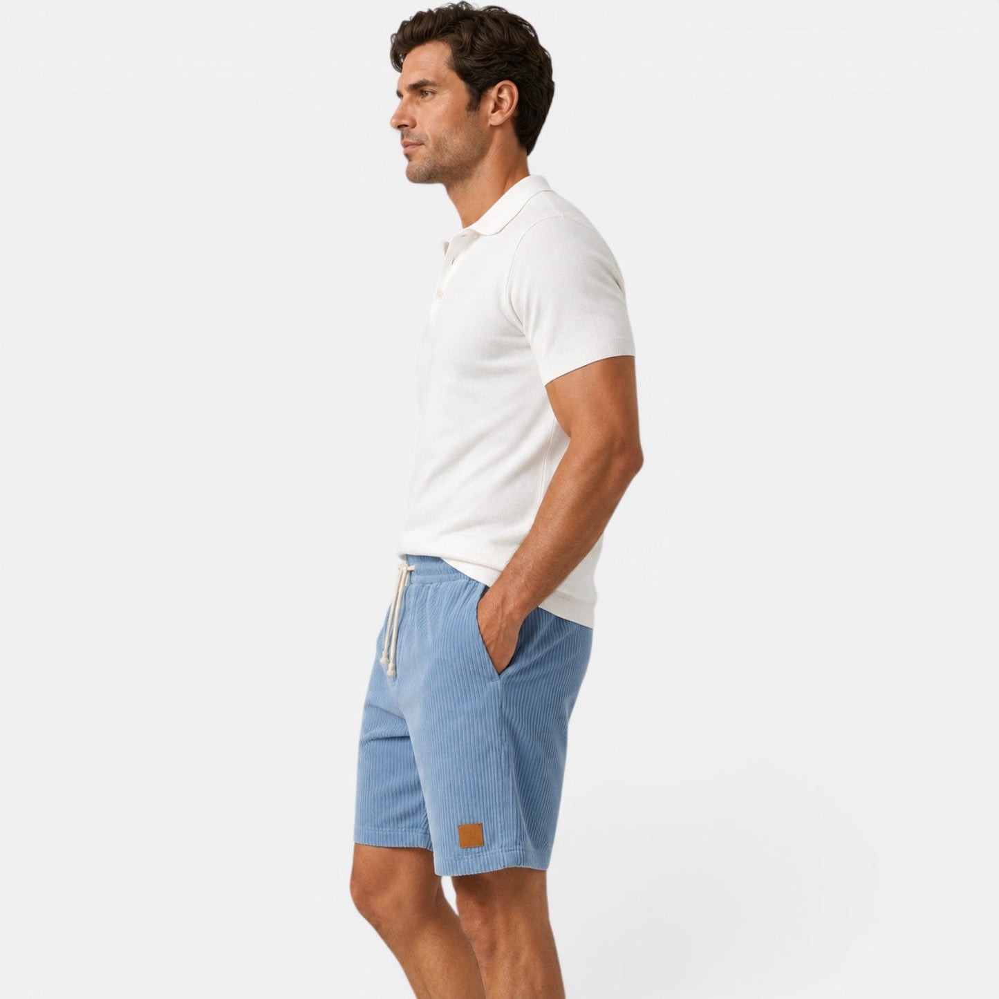 Men's Corduroy Shorts Soft Lightweight Everyday Casual Style