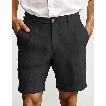 Men's Linen Chino Shorts | Lightweight Casual Summer Fit