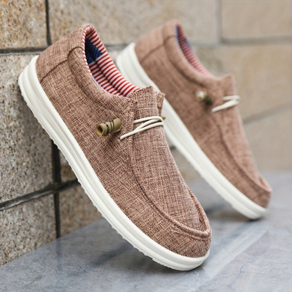 mens-khaki-cotton-loafers-slip-on