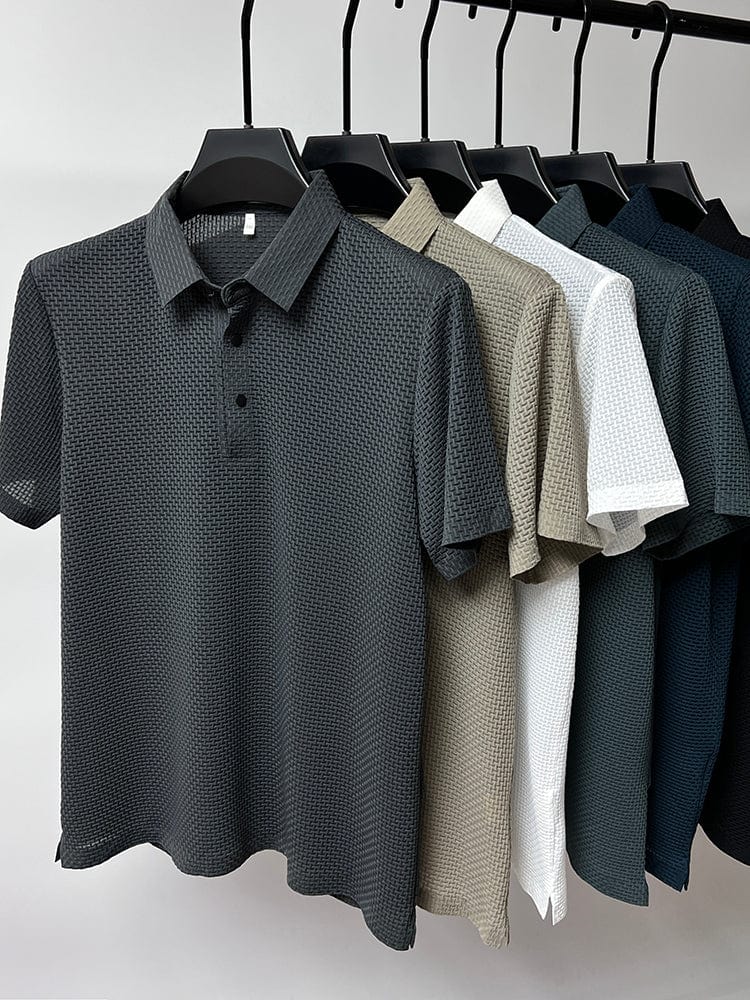 Men's Mesh Polo Shirt | Breathable Lightweight