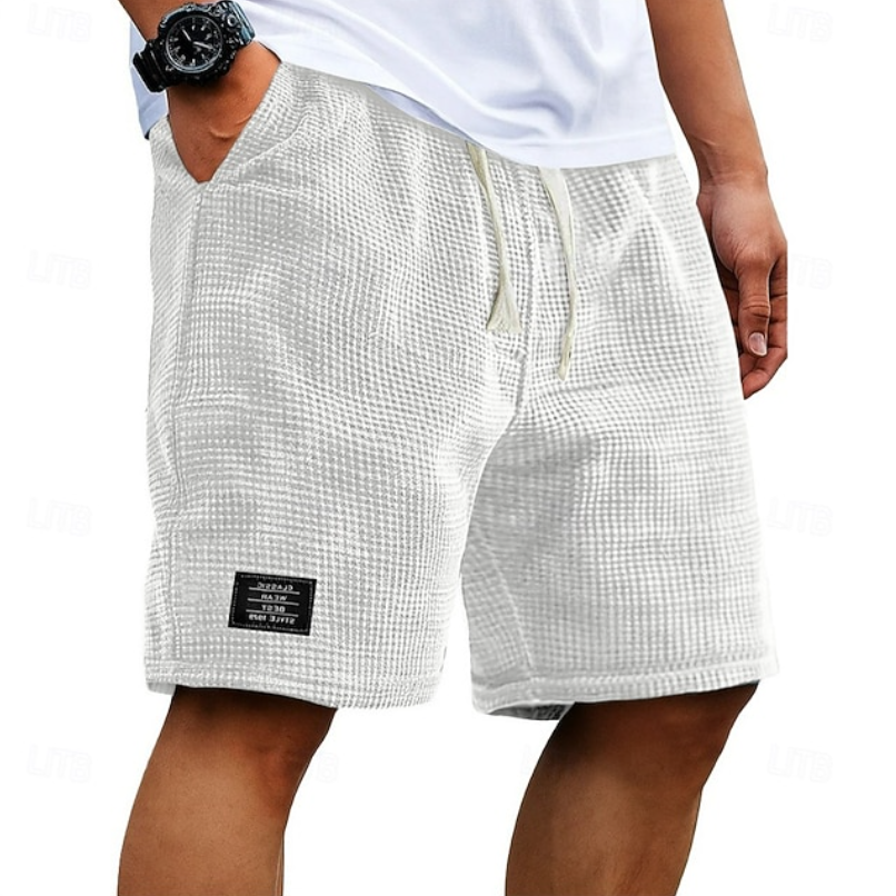 Men's Waffle Shorts Relaxed Fit