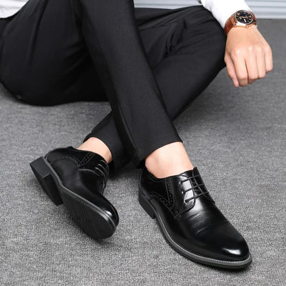 Men's Leather Oxford Shoes Classic Formal