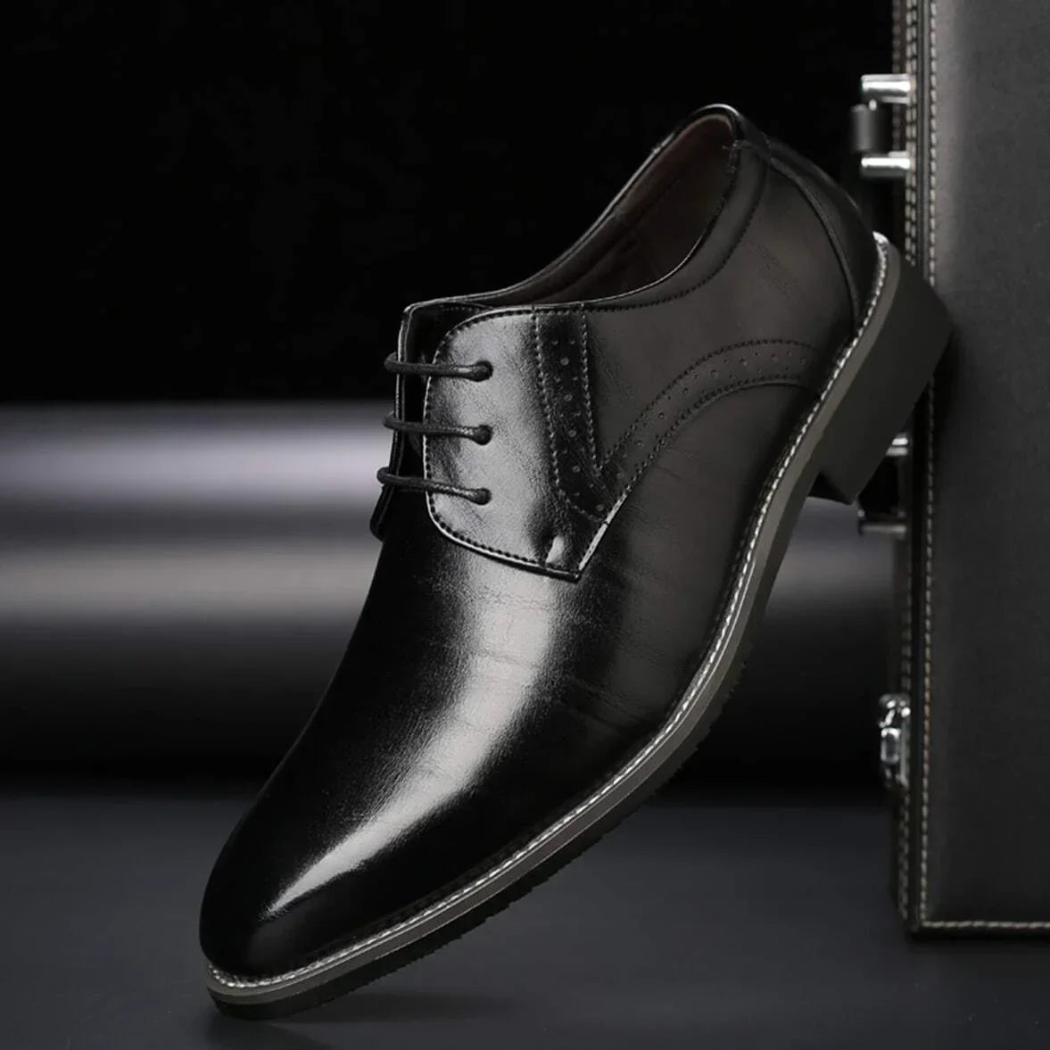 Men's Leather Oxford Shoes Classic Formal