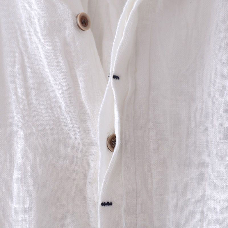 Men's Linen Shirt | Short Sleeve Relaxed Fit