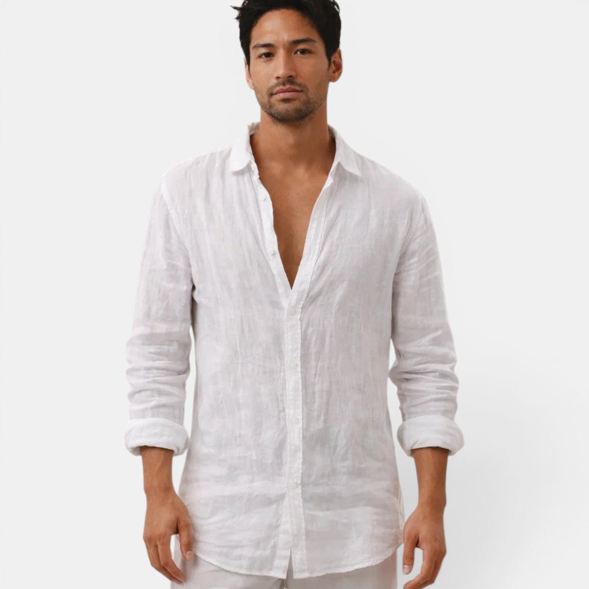 Men's Linen Shirt | Breathable Casual Button-Up
