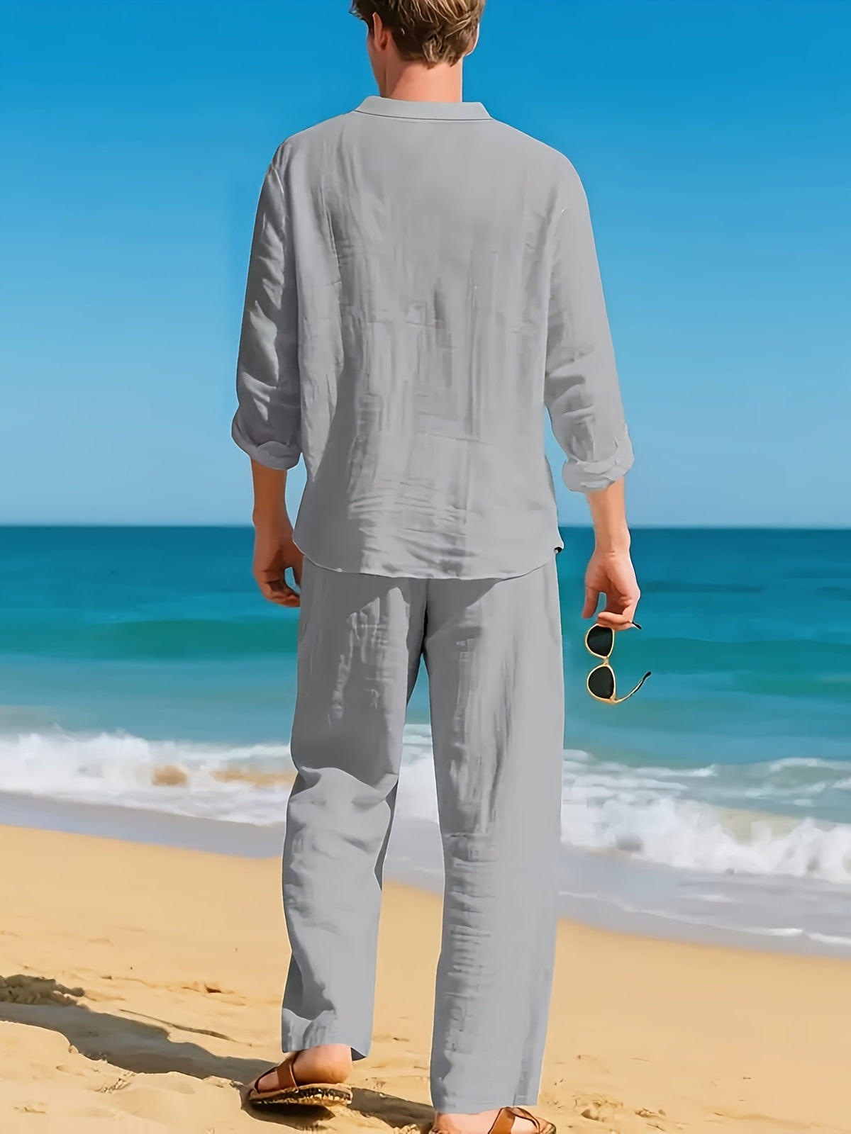 Men's Linen Summer Set | Relaxed Breathable