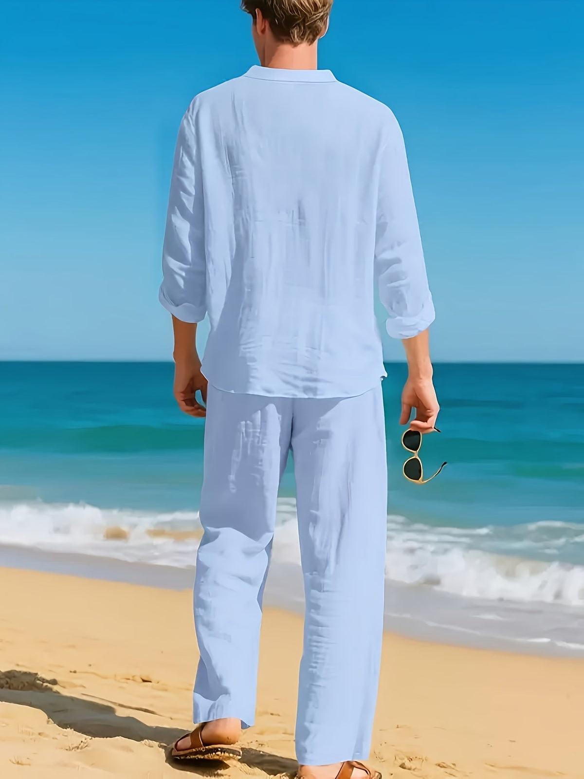 Men's Linen Summer Set | Relaxed Breathable