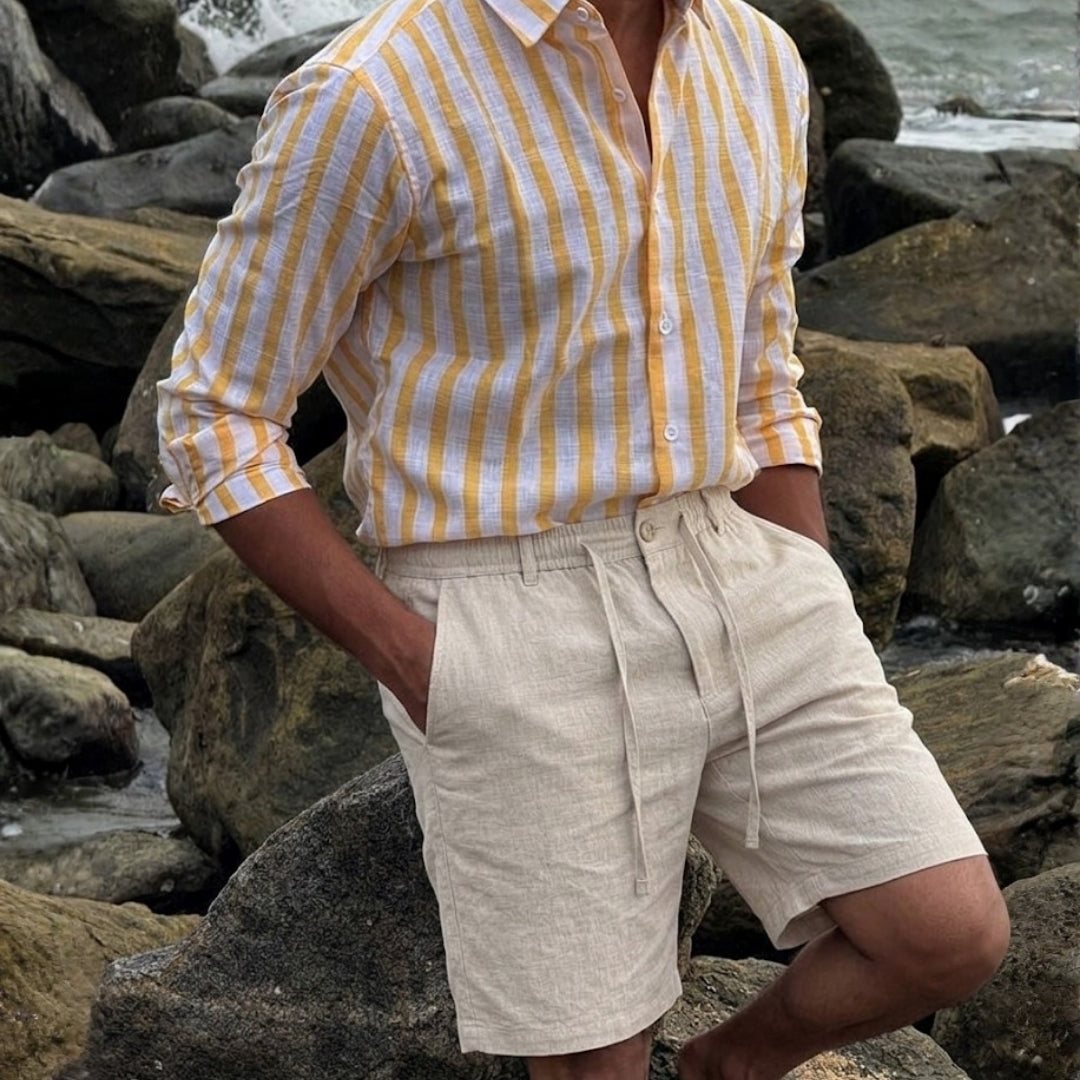 Men's Linen Shorts | Lightweight Casual