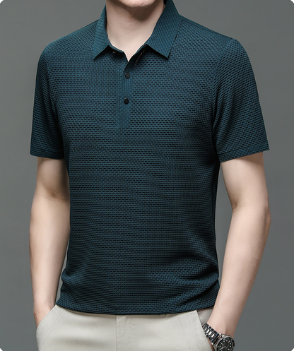 Men's Mesh Polo Shirt | Breathable Lightweight